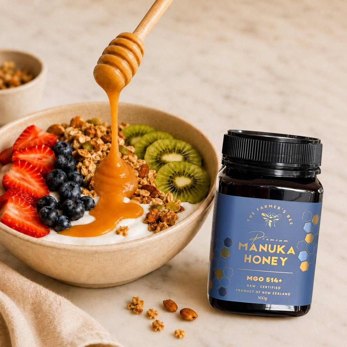 MGO 514+ (High Potency/Strong Natural Support)
